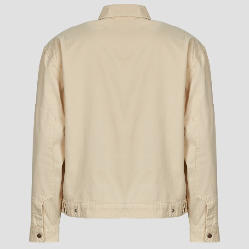 Giubbotto Dickies FORT SMITH TRUCKER JACKET WOOD ASH Beige Giubbotti Uomo - 6