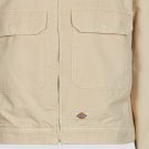 Giubbotto Dickies FORT SMITH TRUCKER JACKET WOOD ASH Beige Giubbotti Uomo - 8
