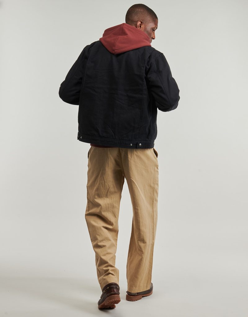 Giubbotto Dickies PAINTER JACKET CANVAS BLACK Nero Giubbotti Uomo - 4