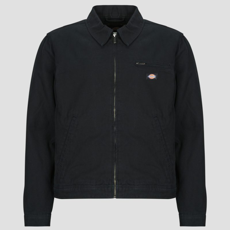 Giubbotto Dickies PAINTER JACKET CANVAS BLACK Nero Giubbotti Uomo - 1