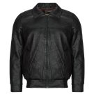 Jacket Harrington FONZIE FAUX LEATHER Black Men's Jackets - 1