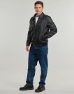 Jacket Harrington FONZIE FAUX LEATHER Black Men's Jackets - 3