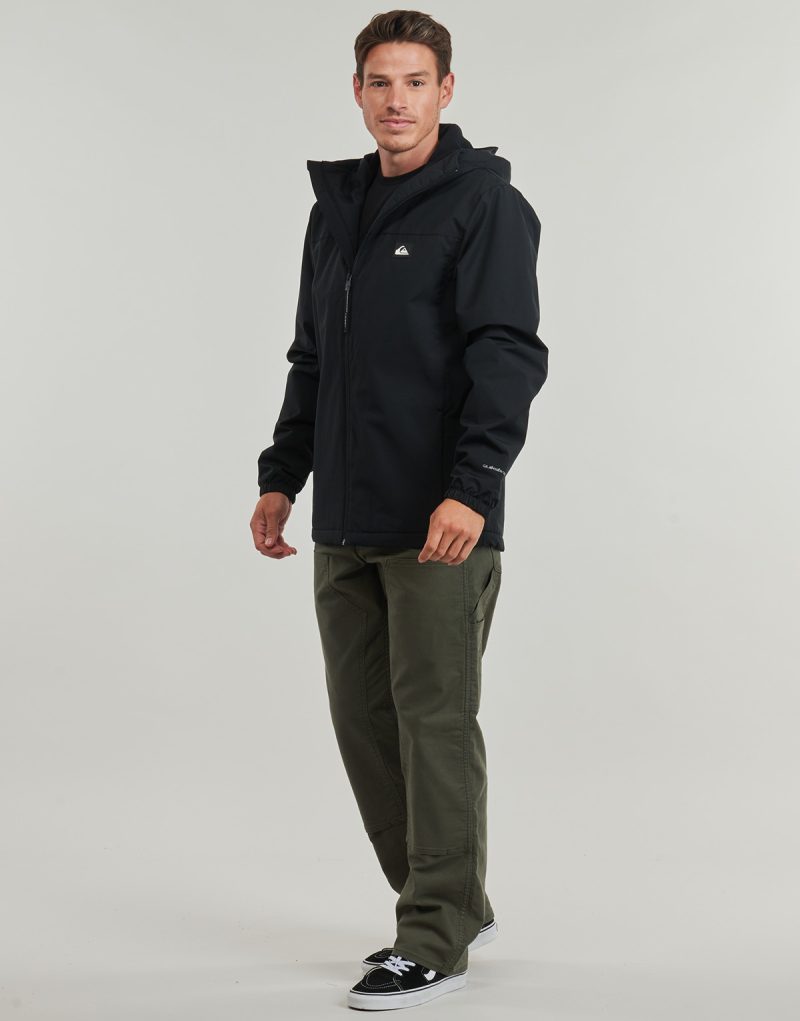 Veste chaude Quiksilver OVERCAST 3K noire pour homme - Taille 3