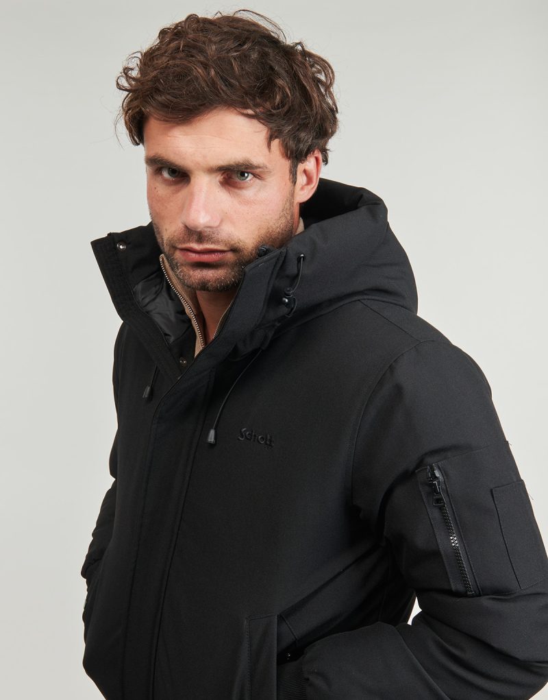 Veste Schott pour homme BEEVER noire - Taille 5