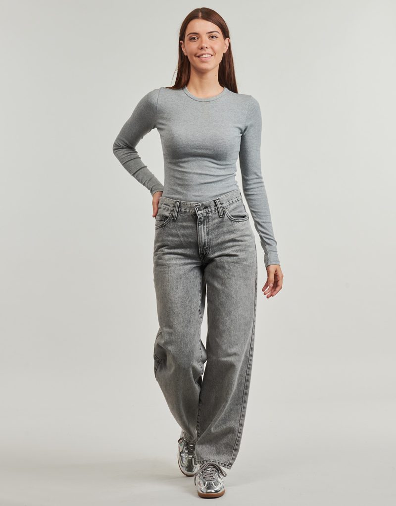 Jeans Flare Levis BAGGY DAD Grigio Jeans Flare Donna - 2