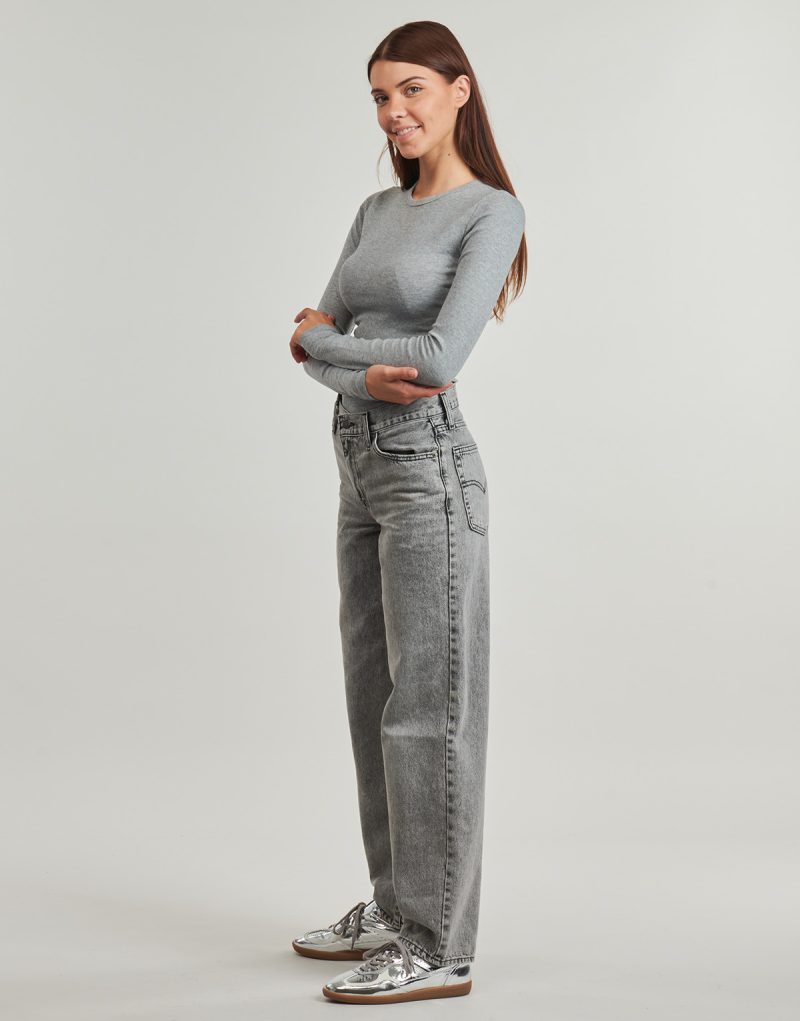 Jeans Flare Levis BAGGY DAD Grigio Jeans Flare Donna - 3