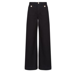Jeans Flare    ONLMADELINE HW WID POCKET  Nero