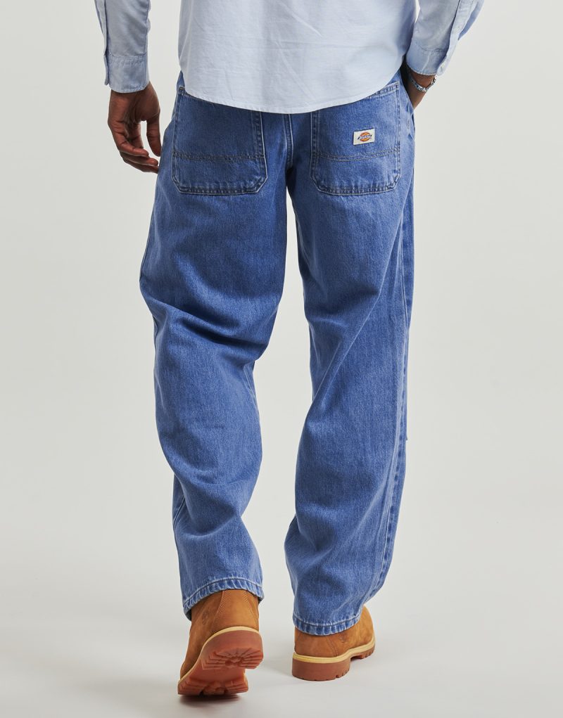 Pantalones vaqueros Dickies SELVEDGE DOUBLE KNEE DENIM ARCHIVE WASH Azules para hombre - 4