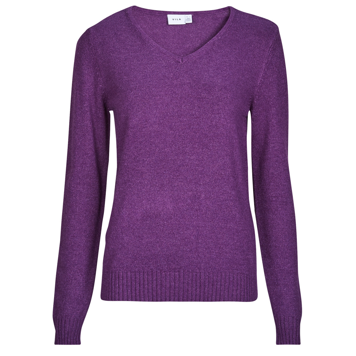 Maglione    VIRIL REV V-NECK L/S  Viola