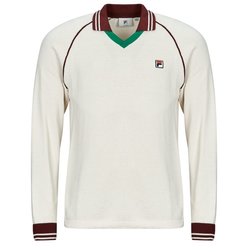Pullover Fila MOLINAZZO REGULAR KNIT POLO SWEATER Beige Herrenpullover - 1