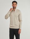 Oxbow R2PENZI Beige Sweater Men's Sweaters - 2