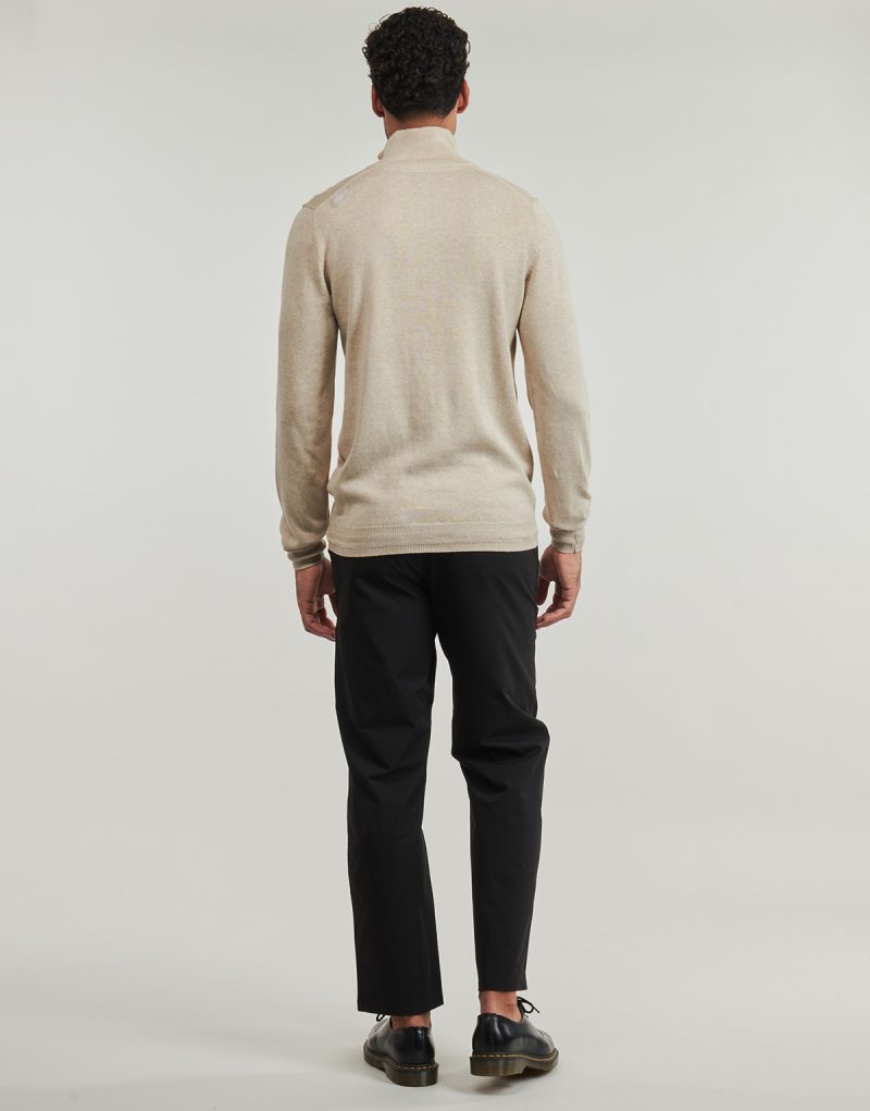 Oxbow R2PENZI Beige Sweater Men's Sweaters - 4