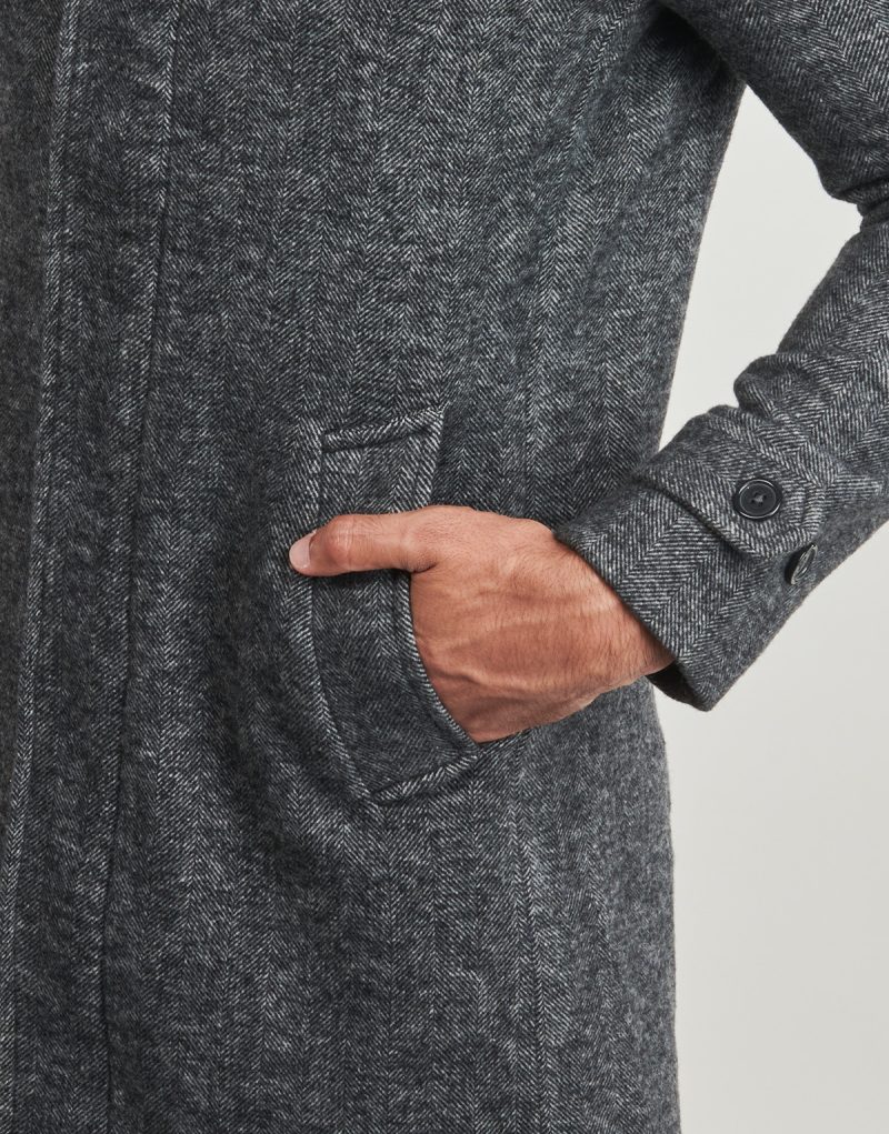 Mantella Harrington ANDY COAT Nero Mantelle Uomo - 5