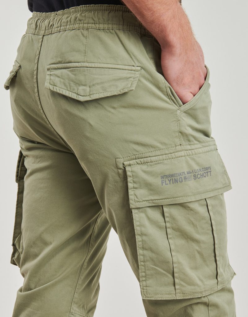 Pantalone Cargo Schott TR RANDY 170 Kaki Pantalone Cargo Uomo - 5