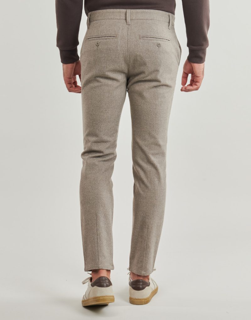 Chino Hose Only & Sons ONSMARK SLIM BRUSHED PIQUE 0353 Beige Herren Chino Hose - 4