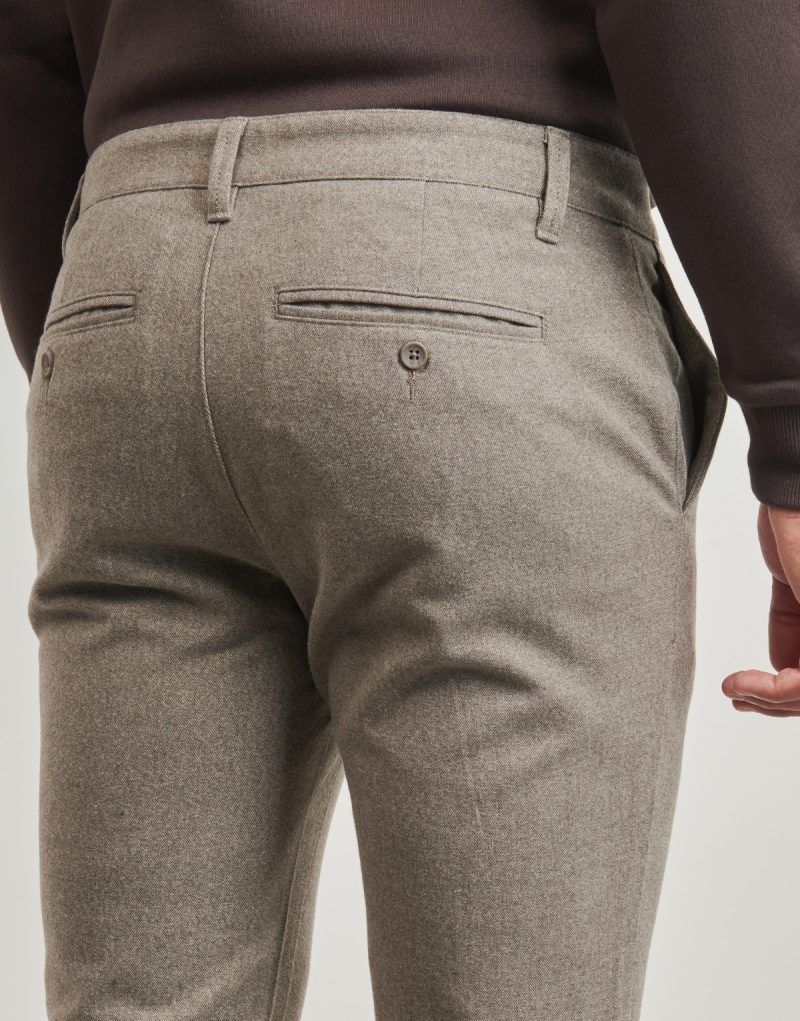 Chino Hose Only & Sons ONSMARK SLIM BRUSHED PIQUE 0353 Beige Herren Chino Hose - 5