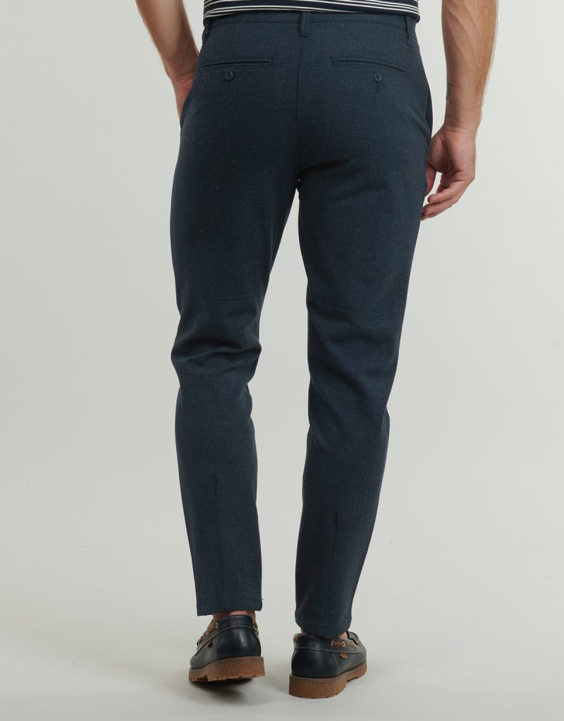 Pantalone Chino Only & Sons ONSMARK SLIM BRUSHED PIQUE 0353 Marine Pantaloni Chino Uomo - 4