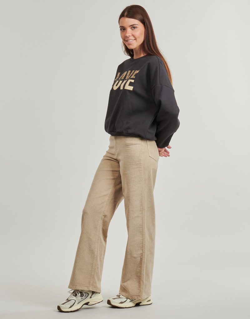 Pantaloni larghi Only ONLHOPE GLOBAL Beige - Pantaloni larghi Abbigliamento Donna - 3