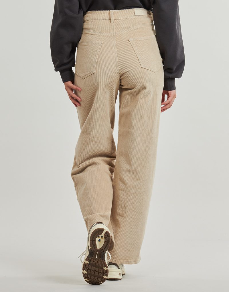 Pantaloni larghi Only ONLHOPE GLOBAL Beige - Pantaloni larghi Abbigliamento Donna - 4