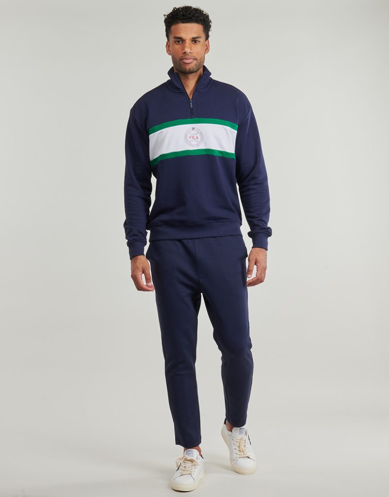 Pantalones Deportivos Fila JOVENCAN SLIM CROPPED SMART SWEATPANTS Azul Marino Pantalones Deportivos Hombre - 2