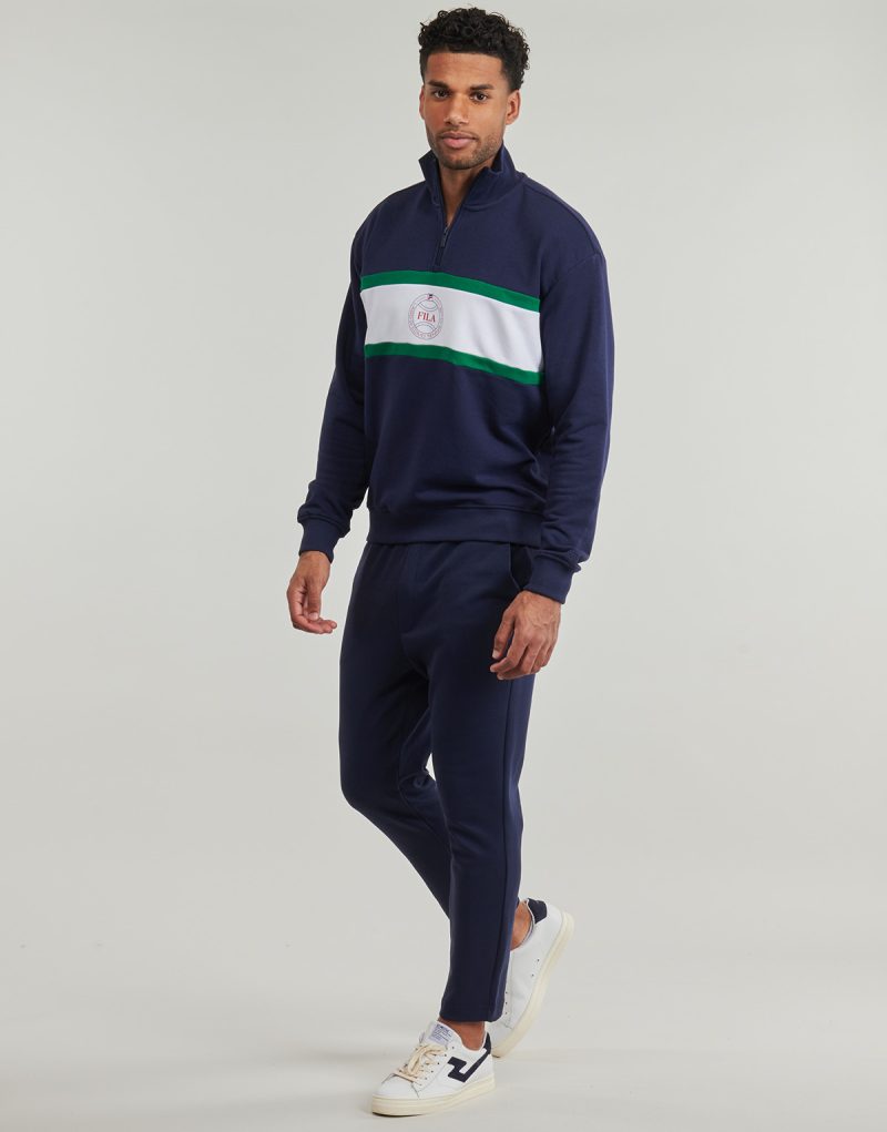 Pantalones Deportivos Fila JOVENCAN SLIM CROPPED SMART SWEATPANTS Azul Marino Pantalones Deportivos Hombre - 3