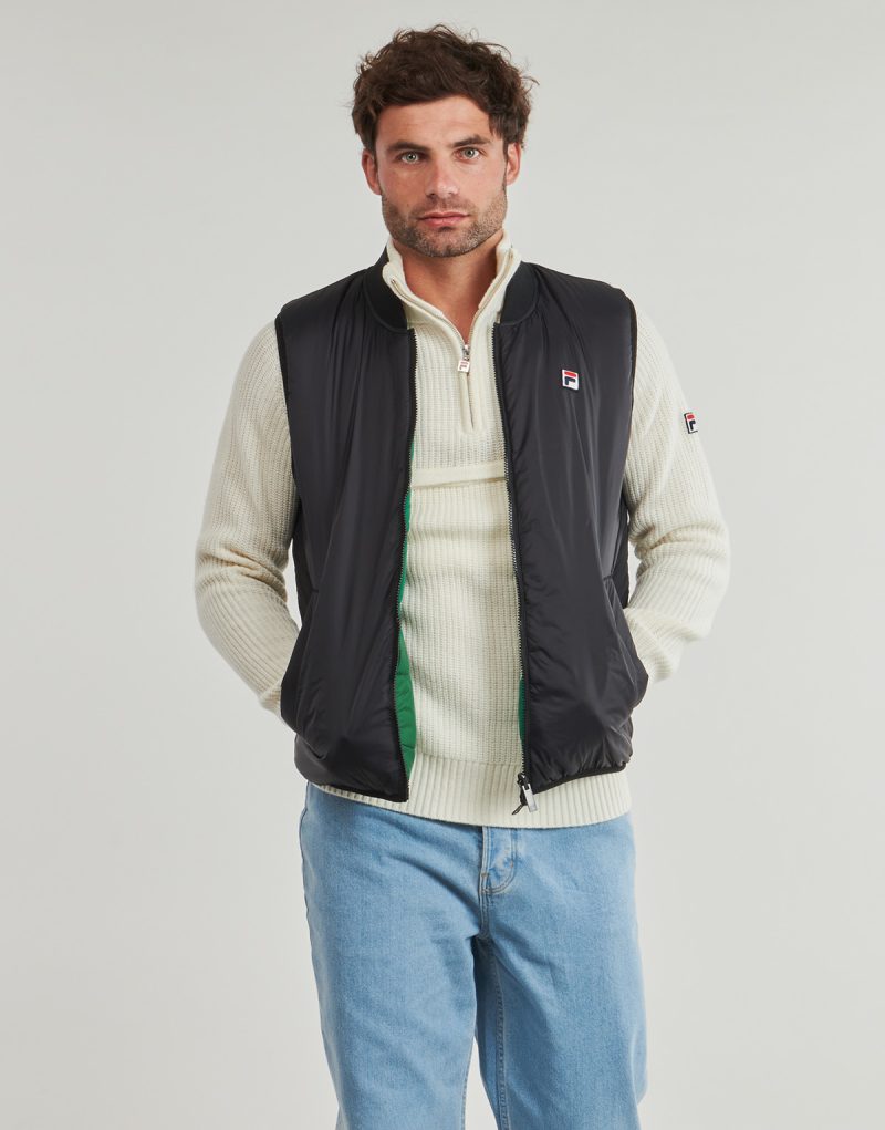 Daunenjacke Fila MILANO REGULAR WENDBARE LEICHTE WESTE Schwarze Herren-Daunenjacke - 2