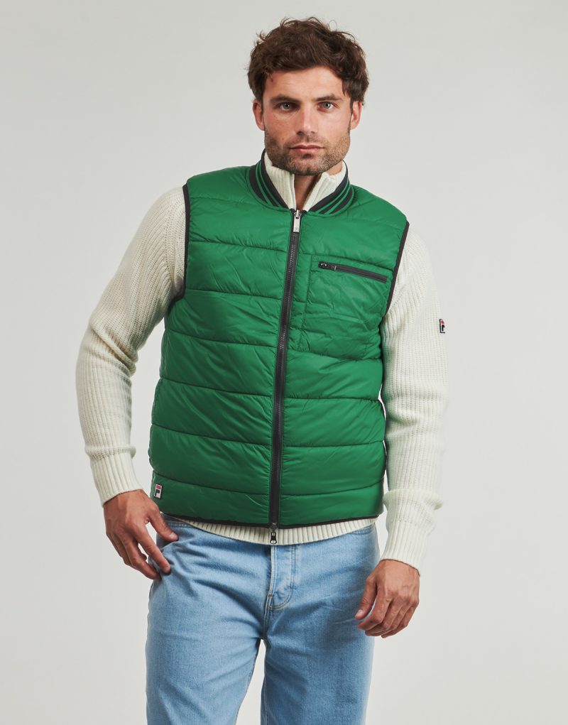 Daunenjacke Fila MILANO REGULAR WENDBARE LEICHTE WESTE Schwarze Herren-Daunenjacke - 5