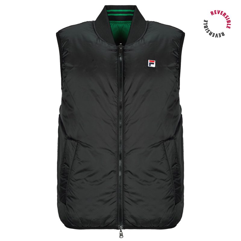 Daunenjacke Fila MILANO REGULAR WENDBARE LEICHTE WESTE Schwarze Herren-Daunenjacke - 1