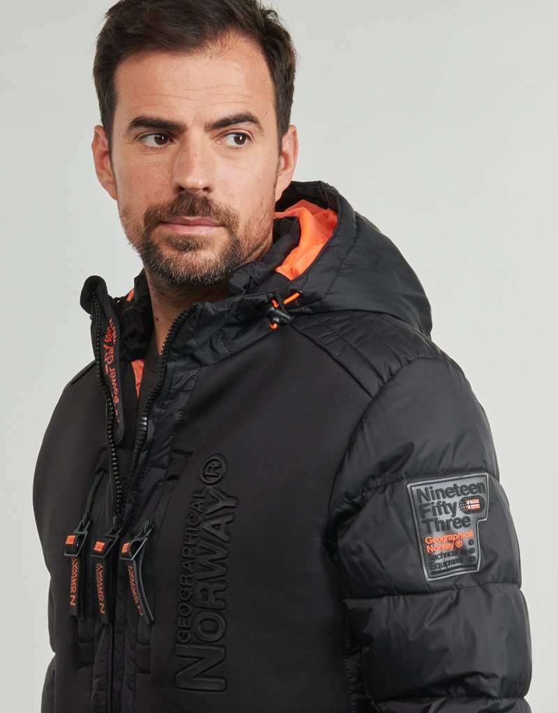 Geographical Norway BEACHWOOD Daunenjacke Schwarz Herren Daunenjacken - 5