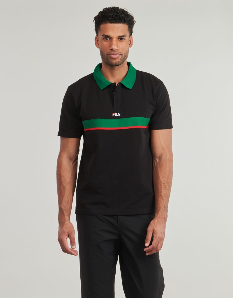 Polo Fila Polo homme SAGANO RELAXED TAPED noir - 2