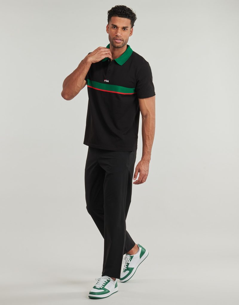 Polo Fila Polo homme SAGANO RELAXED TAPED noir - 3