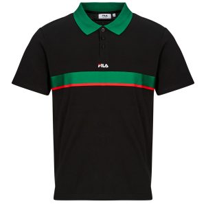 Polo uomo Fila  SAGANO RELAXED TAPED POLO SHIRT  Nero Fila 4067777239367