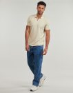 Polo Selected SLHISAAC ZIP Beige Men's Polo - 3