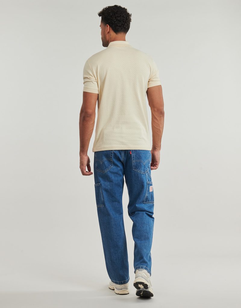 Polo Selected SLHISAAC ZIP Beige Men's Polo - 4