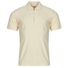 Polo Selected SLHISAAC ZIP Beige Men's Polo - 1