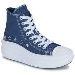 Scarpe bambini ragazza Converse  CHUCK TAYLOR ALL STAR MOVE  Blu Converse 194435665733