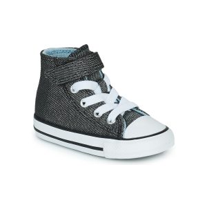Scarpe bambini ragazza Converse  Chuck Taylor All Star 1V Undersea Glitter Hi  Nero Converse 194433478830