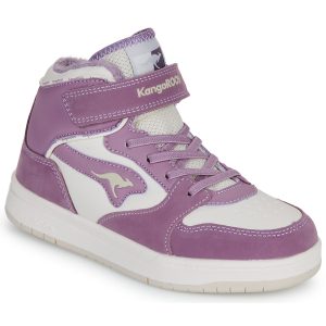 Scarpe bambini ragazza Kangaroos  K-CP Rim Mid EV  Viola Kangaroos 4099758684897
