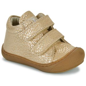 Scarpe bambini ragazza Naturino  COCOON VL SUEDE SAVAGE  Oro Naturino 8055406533722