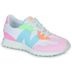 Scarpe bambini ragazza New Balance  327  Bianco New Balance