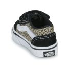 Vans Old Skool V LEOPARD Nero - Sneakers Bambina - 5