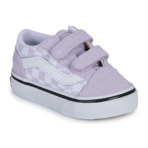 Scarpe bambini ragazza Vans  Old Skool V  Viola Vans 197804512249