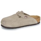 BIRKENSTOCK Boston Kids LEVE Taupe Suede / Taupe / Stretto Beige Zoccoli Bambino - 4
