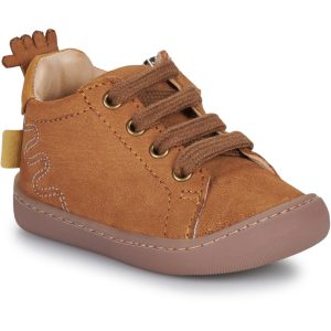 Scarpe bambini ragazzo Easy Peasy  MY DODU LACET  Marrone Easy Peasy
