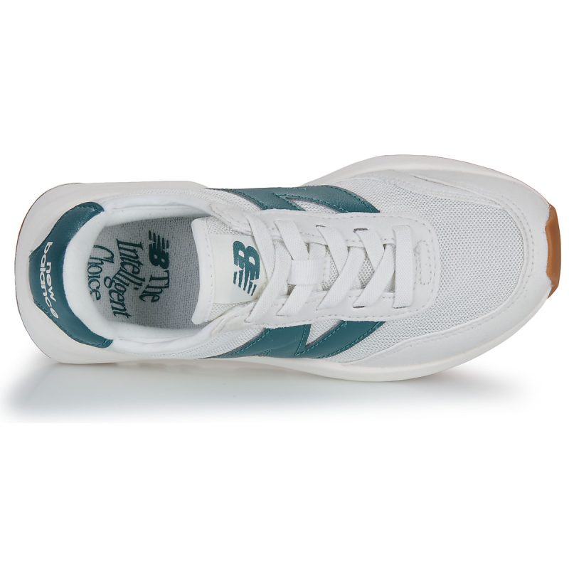 New Balance 370 Bianco Sneakers Bambino - 6