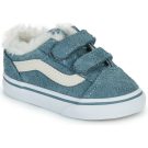 Scarpe bambini ragazzo Vans  Old Skool V  Blu Vans 197804510429