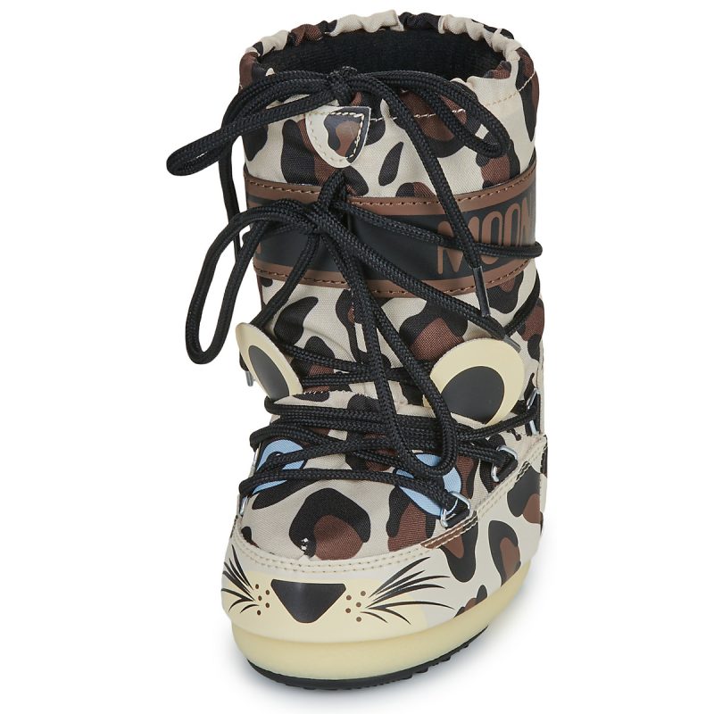 Moon Boot MB ICON ANIMAL Brown Snow Shoes Kids - 3