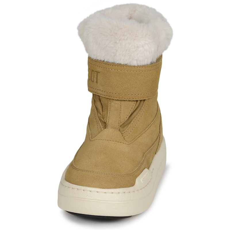 Moon Boot MB JR PARK STRAP BOOT SUEDE Marrone Scarpe da neve Bambino - 3