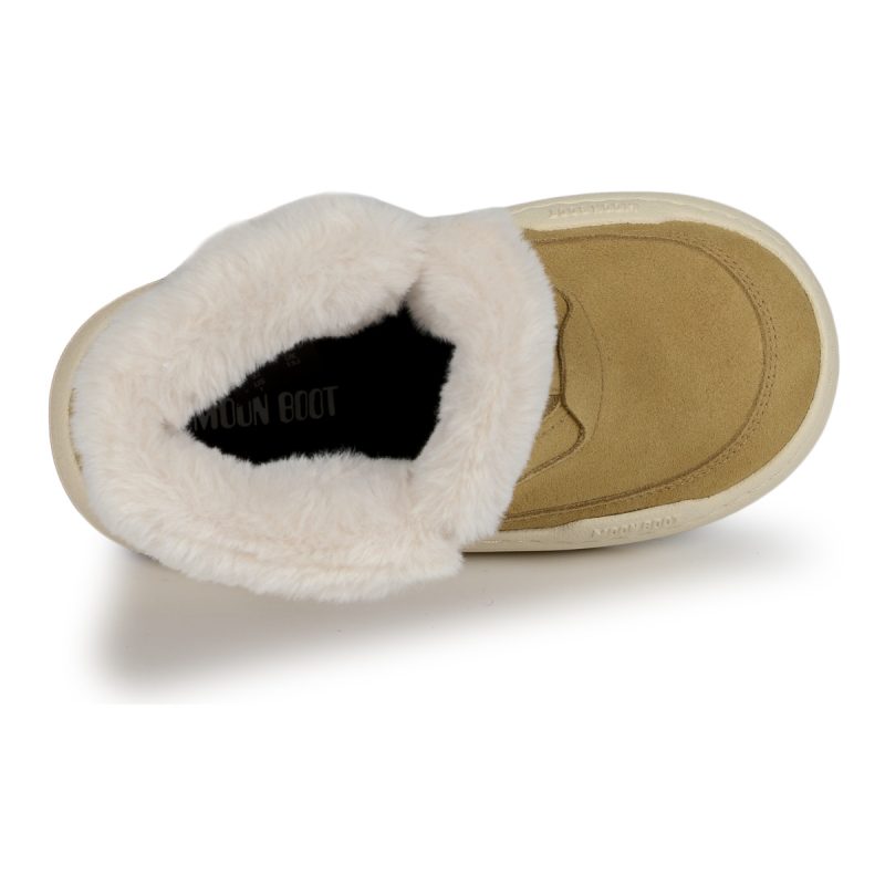 Moon Boot MB JR PARK STRAP BOOT SUEDE Marrone Scarpe da neve Bambino - 6