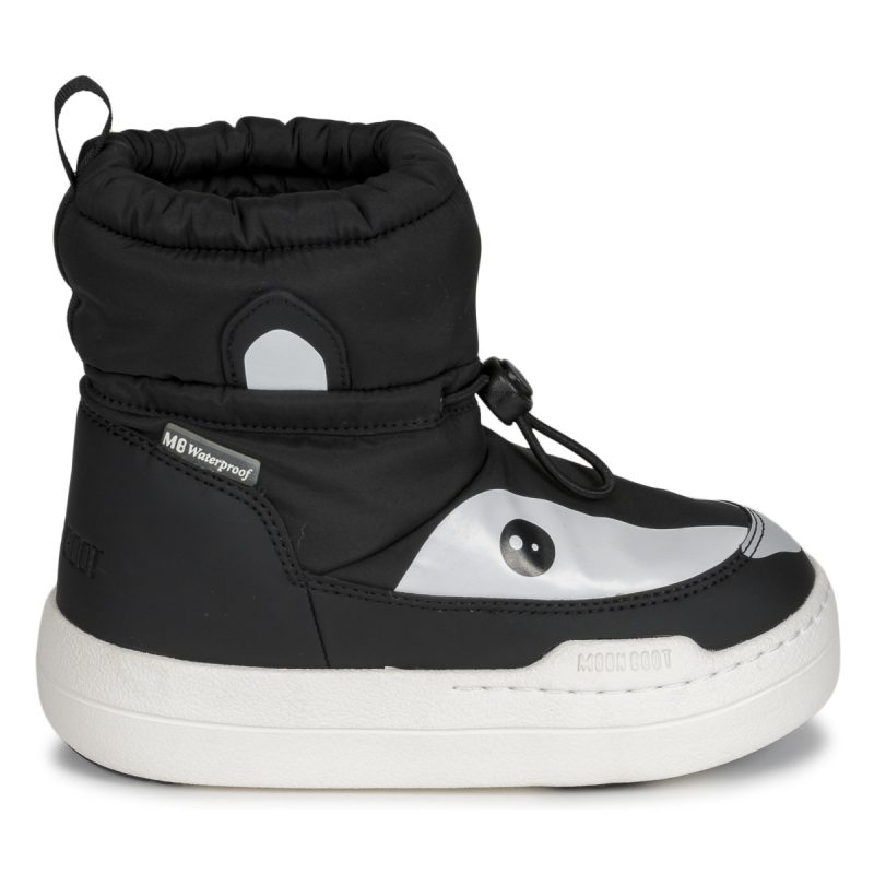 Moon Boot MB JR PARK TUBE MID ANIMAL WP Nero Scarpe da neve Bambino - 2